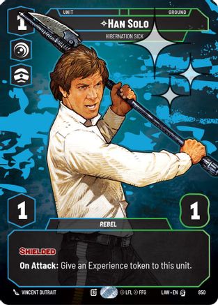 Han Solo - Hibernation Sick (Prestige Foil) (850) - ALT - Special - Foil