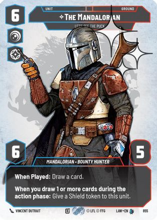 The Mandalorian - Let's See The Puck (Prestige Foil) (855) - ALT - Legendary - Foil