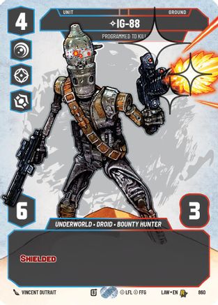 IG-88 - Programmed to Kill (Prestige Foil) (860) - ALT - Rare - Foil