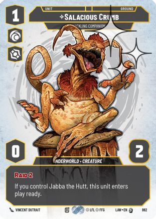 Salacious Crumb - Cackling Companion (Prestige Foil) (862) - ALT - Special - Foil
