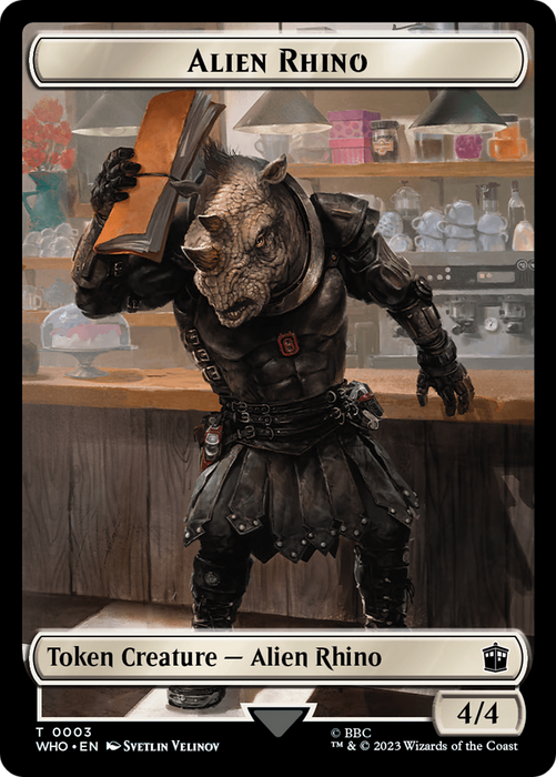 Alien Rhino (TWHO-003) - common - Foil