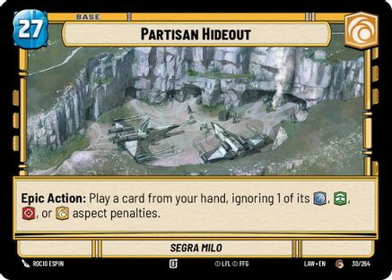 Partisan Hideout // Shield (30 // T03) - ALT - Common