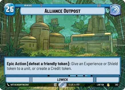 Alliance Outpost (Hyperspace) (283) - ALT - Rare