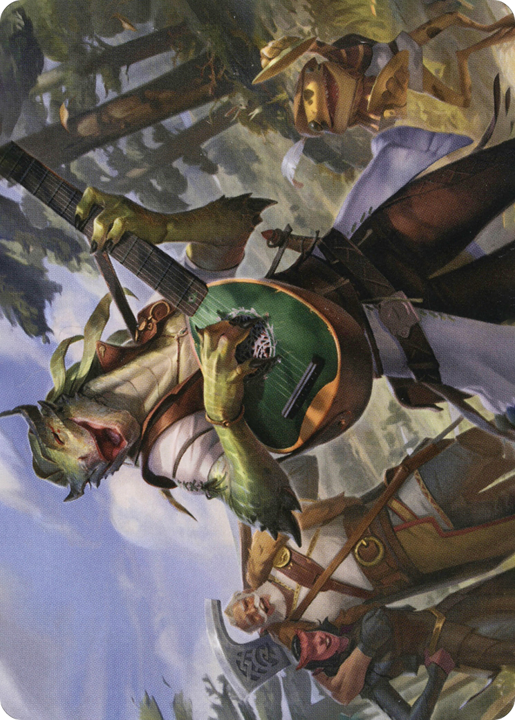 Wandering Troubadour // Wandering Troubadour (AAFR-064) - common (Borderless) - Foil