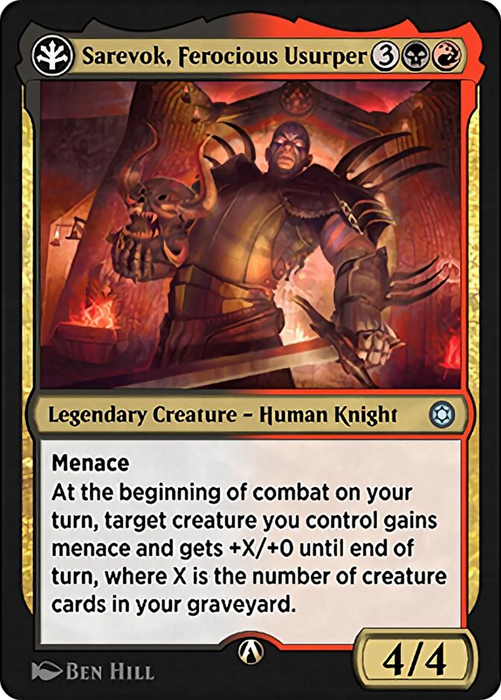 Sarevok, Ferocious Usurper (HBG-09R) - uncommon