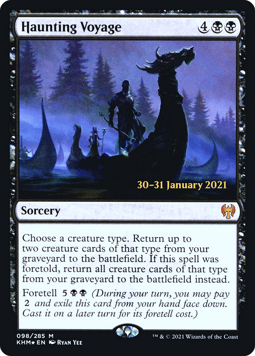 Haunting Voyage (PRE-98S) - mythic - Foil