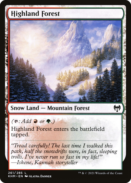 Highland Forest (KHM-261) - common: (snow)