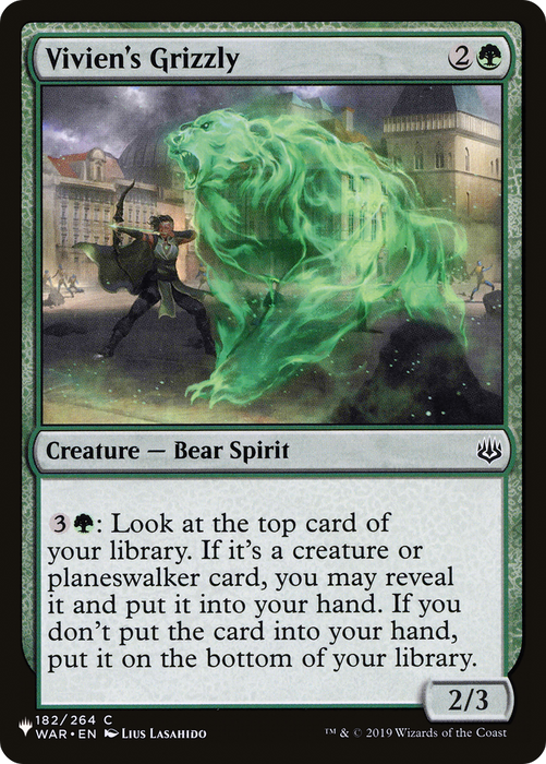 Vivien's Grizzly (LIST-WAR-182) - common