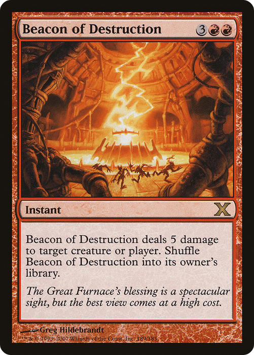 Beacon of Destruction (10E-189) - rare