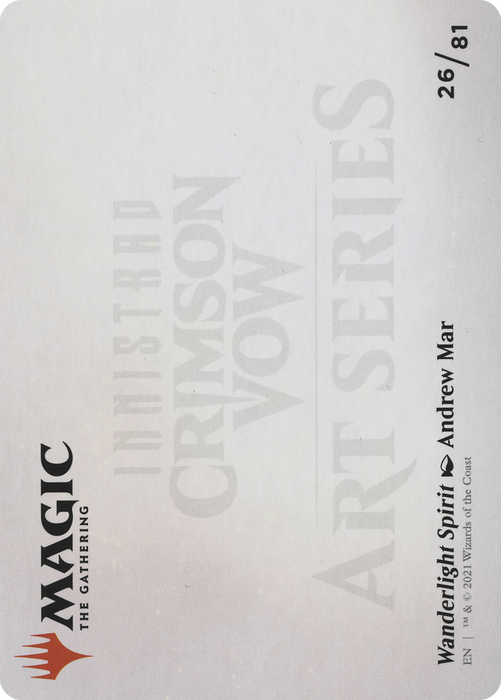 Wanderlight Spirit // Wanderlight Spirit (AVOW-026) - common (Borderless) - Foil