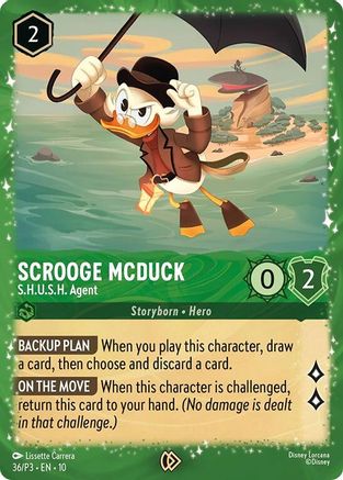 Scrooge McDuck - S.H.U.S.H. Agent (36) - DLPC - Promo - Holofoil