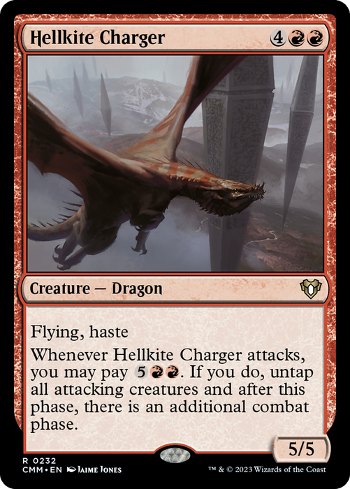 Hellkite Charger (CMM-232) - rare - Foil