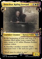 Denethor, Ruling Steward (LTR-649) - uncommon: (Showcase) - Foil