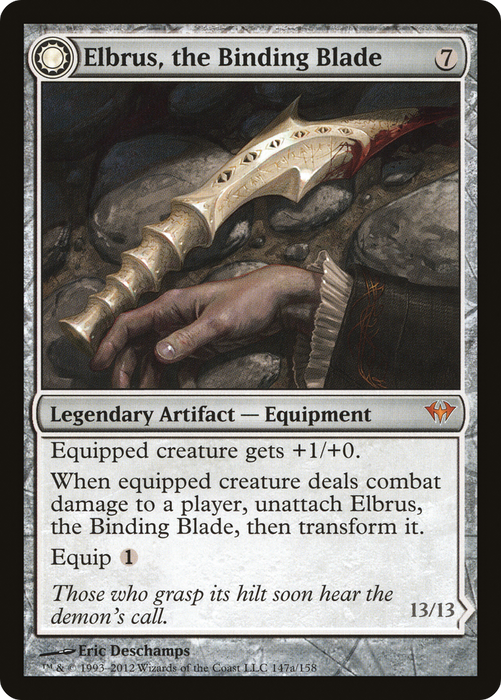 Elbrus, the Binding Blade // Withengar Unbound (DKA-147) - mythic: (Double Faced Transform) - Foil