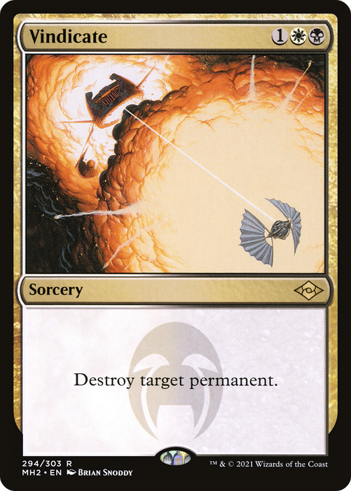 Vindicate (MH2-294) - rare - Foil