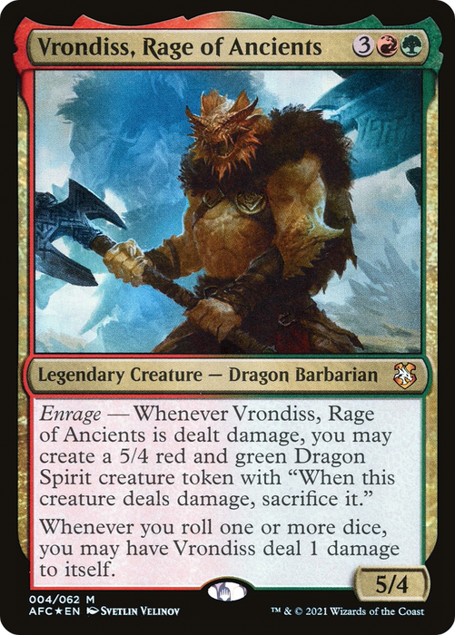 Vrondiss, Rage of Ancients (AFC-004) - mythic - Foil