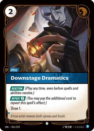 Downstage Dramatics (061/219) - UNL - Common - Foil