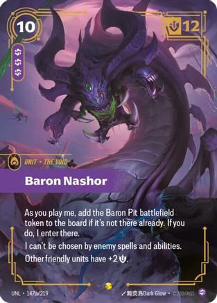 Baron Nashor (Alternate Art) (147a/219) - UNL - Showcase - Foil