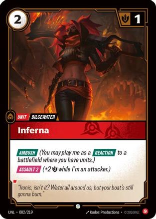 Inferna (002/219) - UNL - Common - Foil