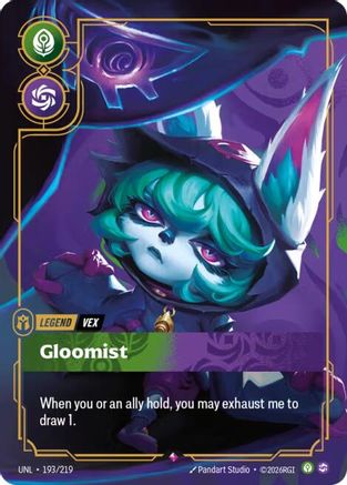 Vex - Gloomist (193/219) - UNL - Rare - Foil