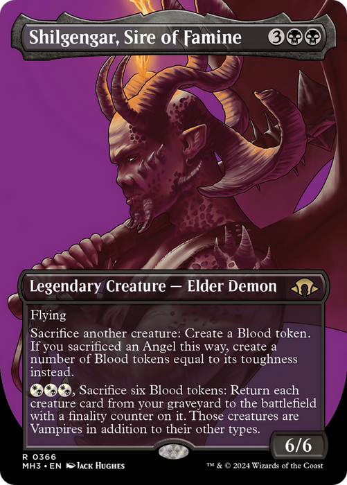 Shilgengar, Sire of Famine (MH3-366) - rare (Borderless)