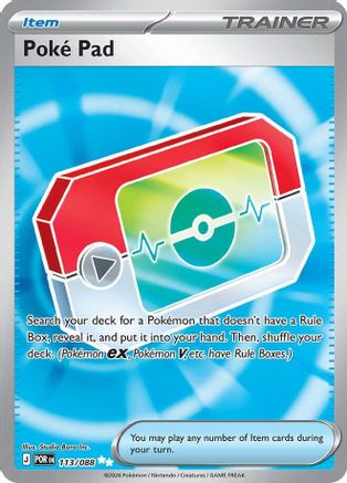 Poke Pad (113/088) - MPO - Ultra Rare - Holofoil