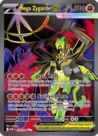 Mega Zygarde ex (104/088) - MPO - Ultra Rare - Holofoil