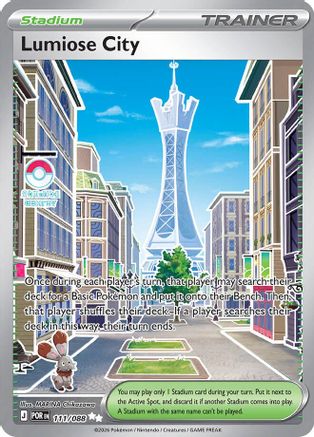 Lumiose City (111/088) - MPO - Ultra Rare - Holofoil