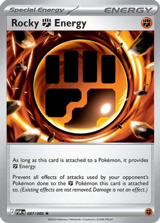 Rocky Fighting Energy (087) - MPO - Rare - Reverse Holofoil