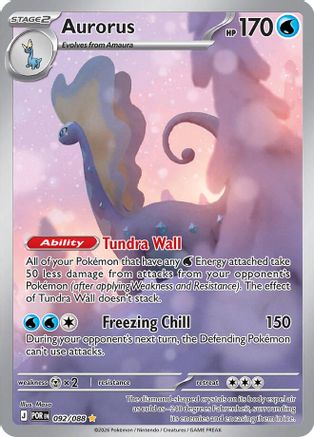 Aurorus (092/088) - MPO - Shiny Rare - Holofoil