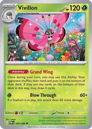 Vivillon (009) - MPO - Uncommon