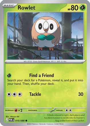 Rowlet (010/088) - MPO - Common
