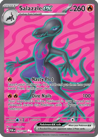 Salazzle ex (101/088) - MPO - Ultra Rare - Holofoil
