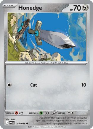 Honedge (056) - MPO - Common - Reverse Holofoil