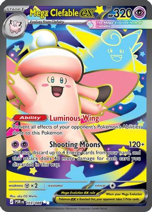 Mega Clefable ex (103/088) - MPO - Ultra Rare - Holofoil