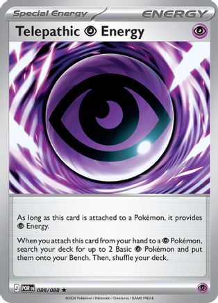 Telepathic Psychic Energy (088) - MPO - Rare - Reverse Holofoil