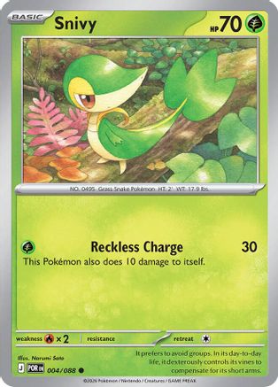 Snivy (004) - MPO - Common - Reverse Holofoil
