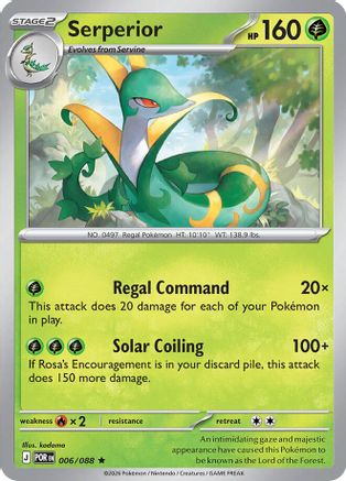 Serperior (006) - MPO - Rare - Holofoil