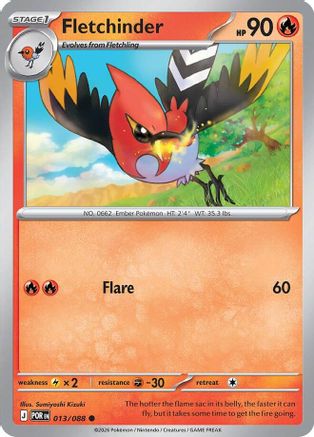 Fletchinder (013) - MPO - Common - Reverse Holofoil