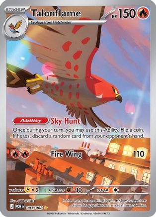 Talonflame (091/088) - MPO - Shiny Rare - Holofoil