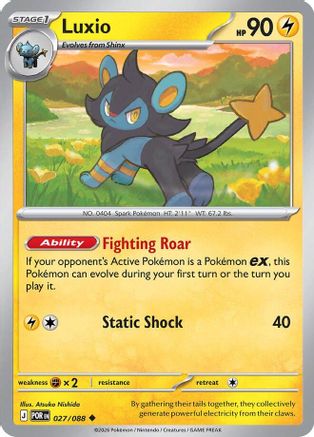 Luxio (027) - MPO - Uncommon - Reverse Holofoil