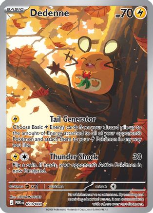 Dedenne (093/088) - MPO - Shiny Rare - Holofoil