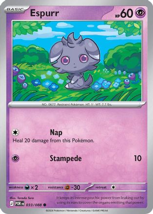 Espurr (033/088) - MPO - Common