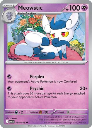 Meowstic (034) - MPO - Uncommon