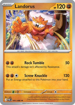 Landorus (041) - MPO - Rare - Reverse Holofoil