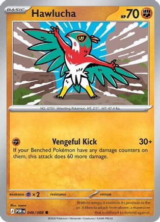 Hawlucha (046) - MPO - Common - Reverse Holofoil