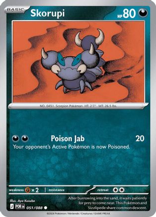 Skorupi (051) - MPO - Common - Reverse Holofoil