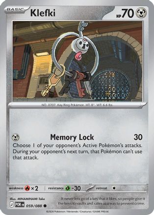 Klefki (059) - MPO - Common - Reverse Holofoil