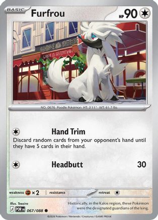 Furfrou (067) - MPO - Common - Reverse Holofoil