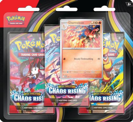 Mega Evolution: Chaos Ascendant - 3 Pack Blister (français)